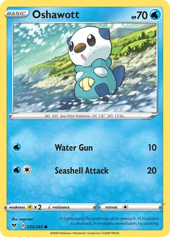 Oshawott #33, Reverse Foil