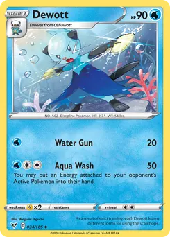 Dewott #34, Reverse Foil