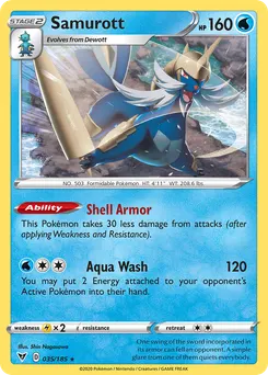 Samurott #35, Reverse Foil