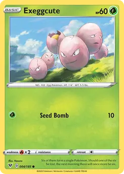 Exeggcute #4, Reverse Foil
