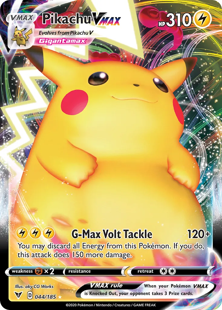 Pikachu VMAX #44, Vivid Voltage