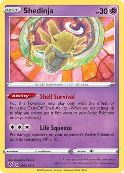 Shedinja #66, Reverse Foil