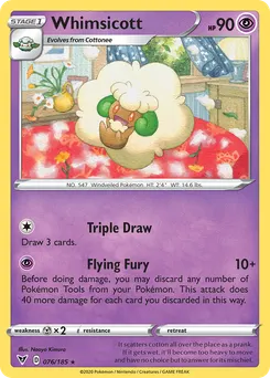 Whimsicott #76, Reverse Foil