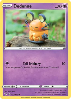Dedenne #77, Reverse Foil