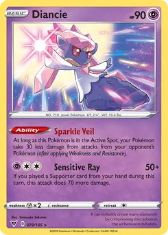 Diancie #79, Reverse Foil