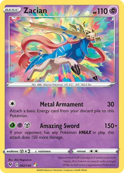 Zacian #82, Standard