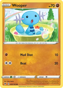 Wooper #83, Reverse Foil