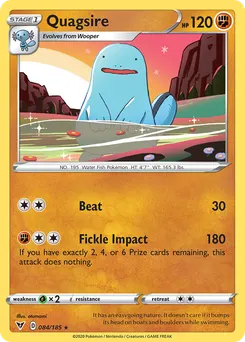 Quagsire #84, Reverse Foil