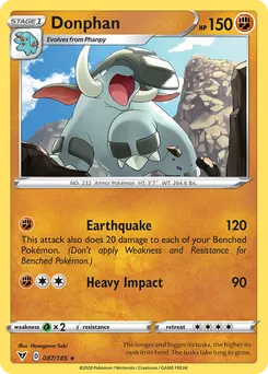 Donphan #87, Reverse Foil