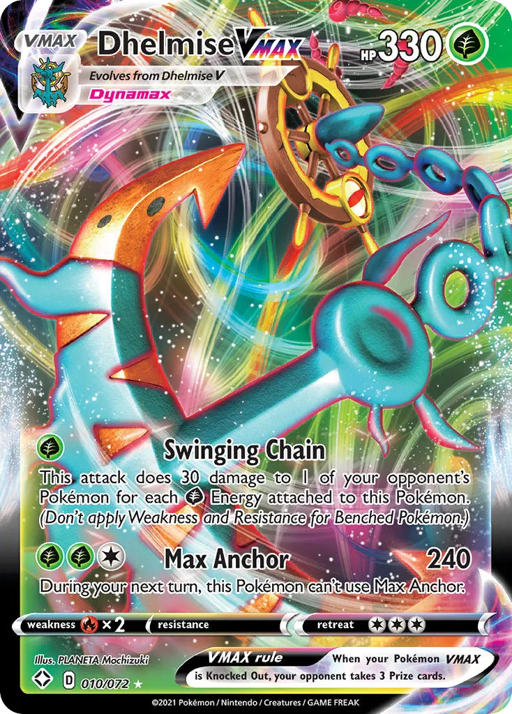 Dhelmise VMAX #10, Shining Fates