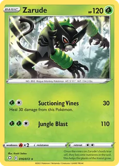 Zarude #16, Reverse Foil