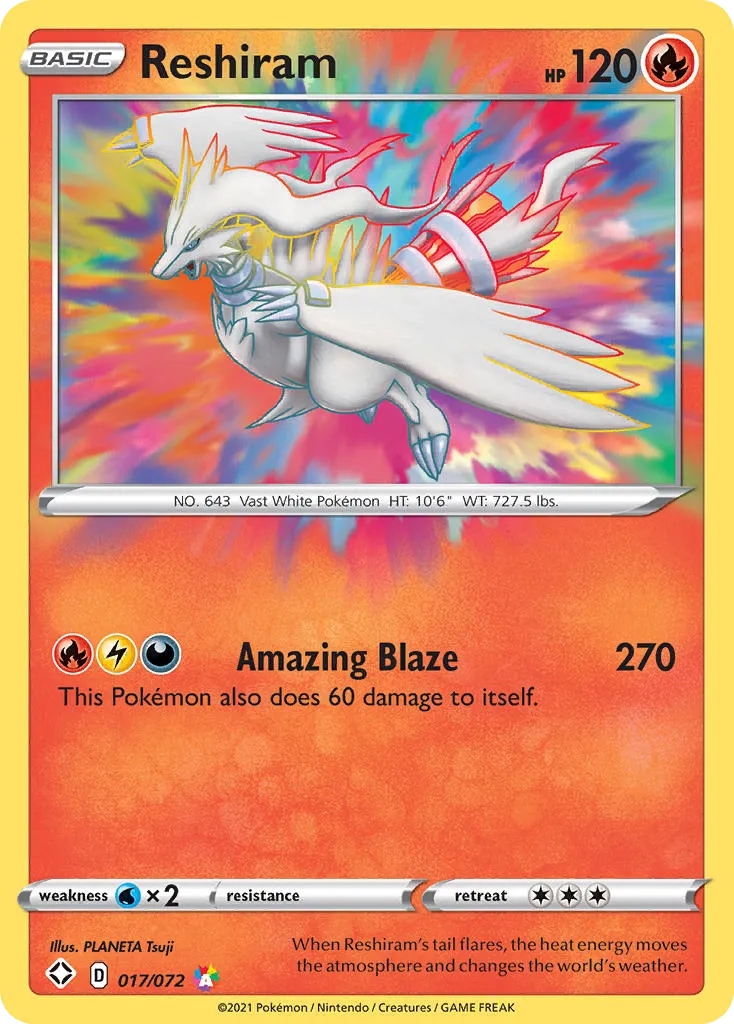 Reshiram #17, Shining Fates