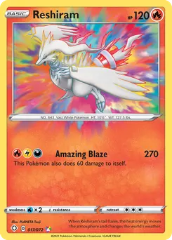 Reshiram #17, Standard