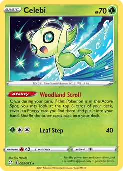 Celebi #3, Reverse Foil