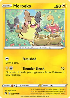 Morpeko #35, Shining Fates