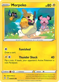 Morpeko #36, Shining Fates
