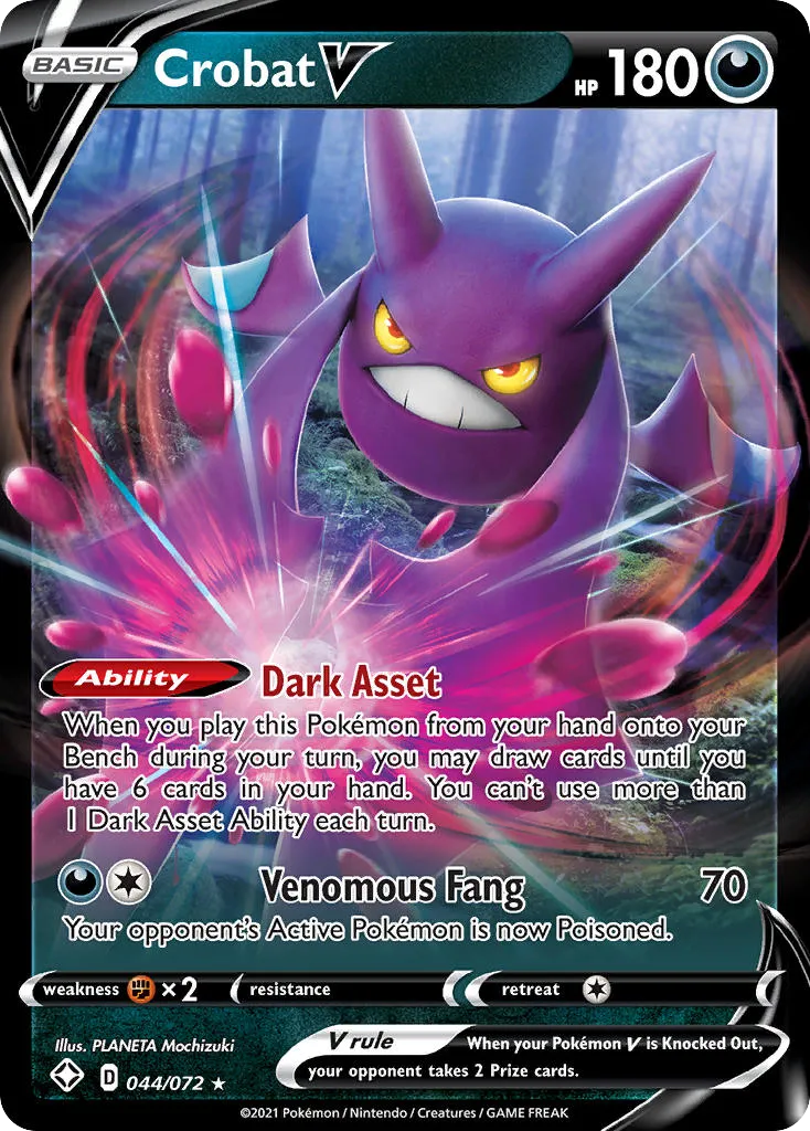 Crobat V #44, Shining Fates