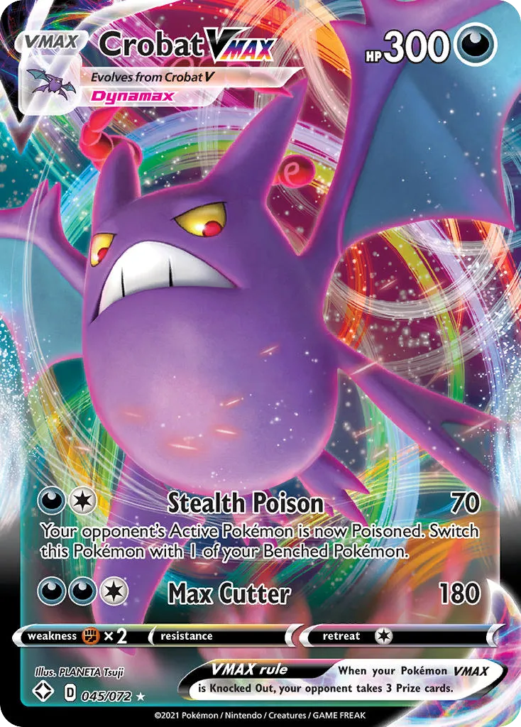 Crobat VMAX #45, Shining Fates