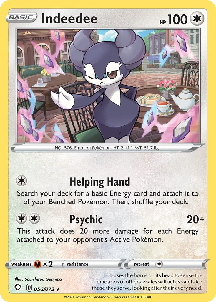 Indeedee #56, Shining Fates