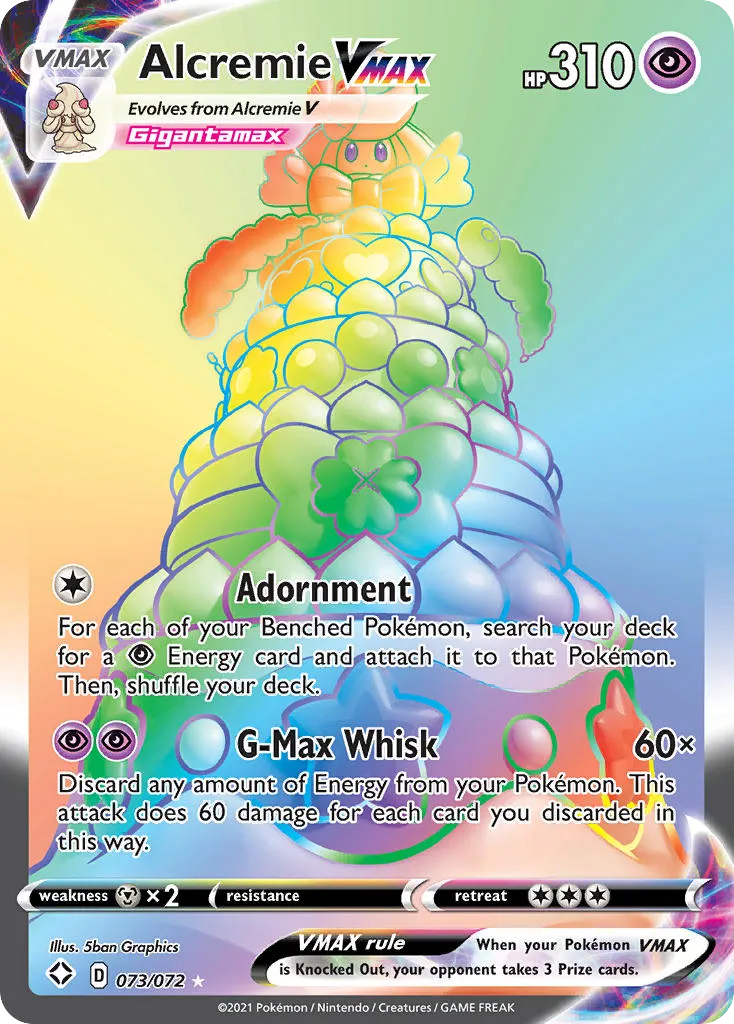 Alcremie VMAX #73, Shining Fates Secret