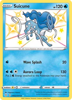 Suicune #SV022, Standard