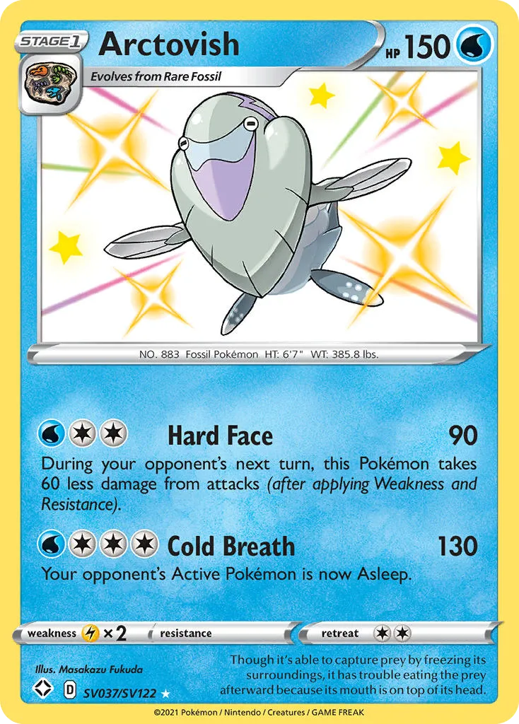Arctovish #SV037, Shining Fates Shiny Vault
