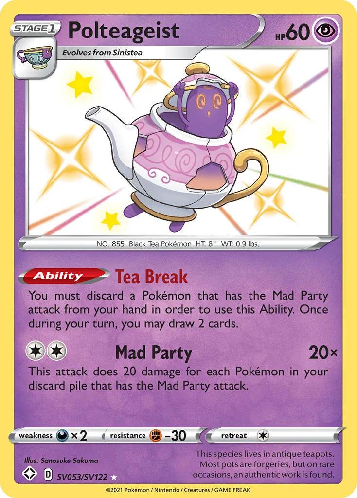 Polteageist #SV053, Shining Fates Shiny Vault