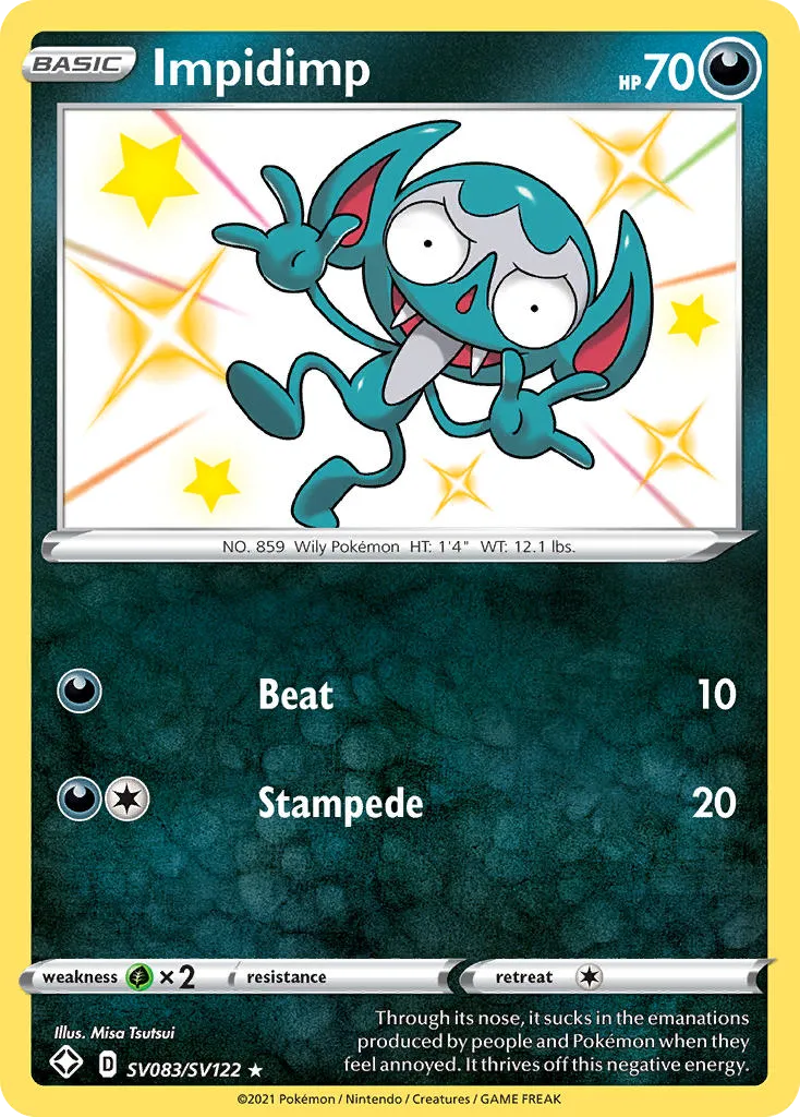 Impidimp #SV083, Shining Fates Shiny Vault