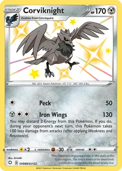 Corviknight #SV089, Standard