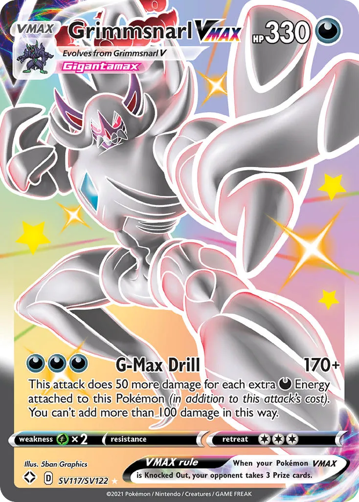 Grimmsnarl VMAX #SV117, Shining Fates Shiny Vault