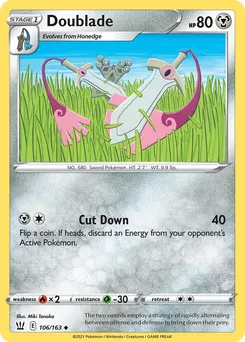 Doublade #106, Battle Styles