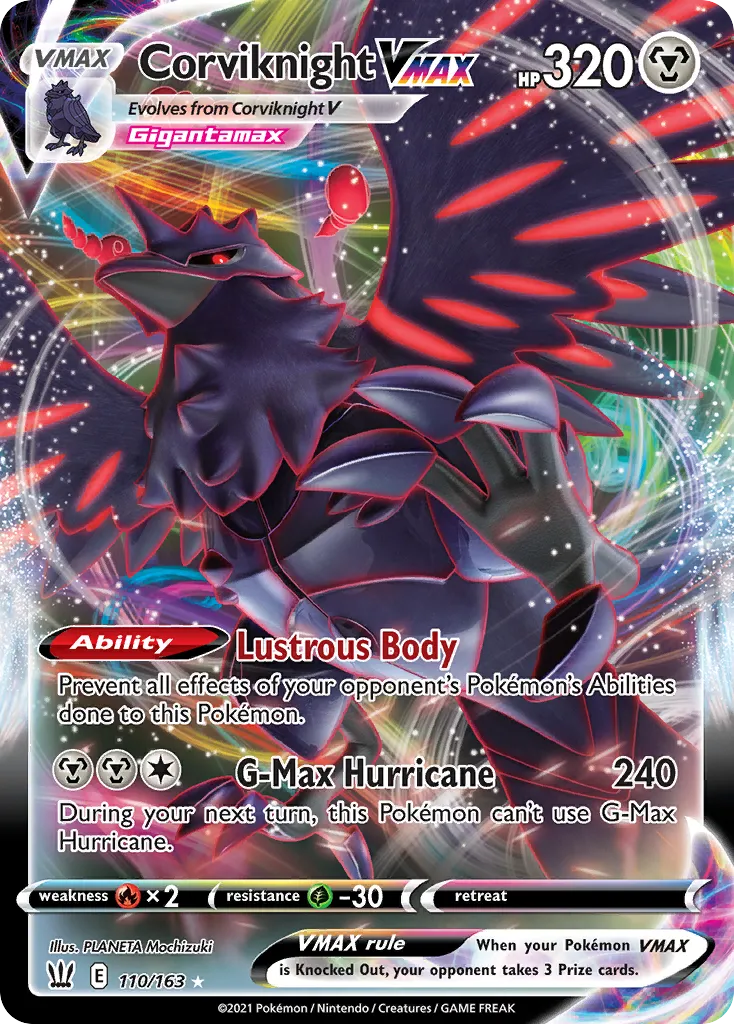 Corviknight VMAX #110, Battle Styles