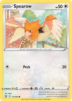 Spearow #111, Battle Styles