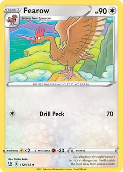 Fearow #112, Battle Styles