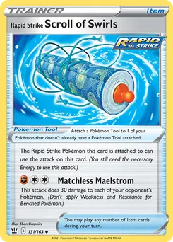 Rapid Strike Scroll of Swirls #131, Battle Styles
