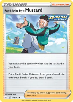 Rapid Strike Style Mustard #132, Battle Styles