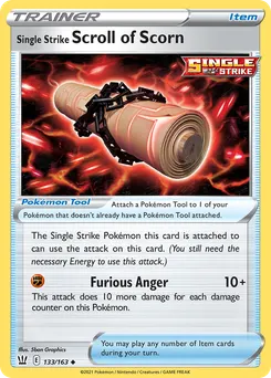 Single Strike Scroll of Scorn #133, Battle Styles