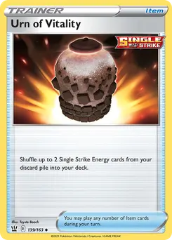 Urn of Vitality #139, Battle Styles