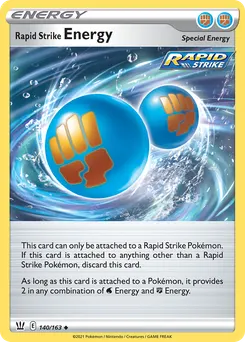 Rapid Strike Energy #140, Battle Styles