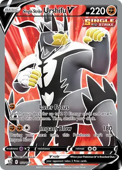Single Strike Urshifu V #150, Standard
