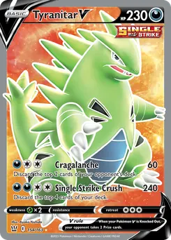 Tyranitar V #154, Standard