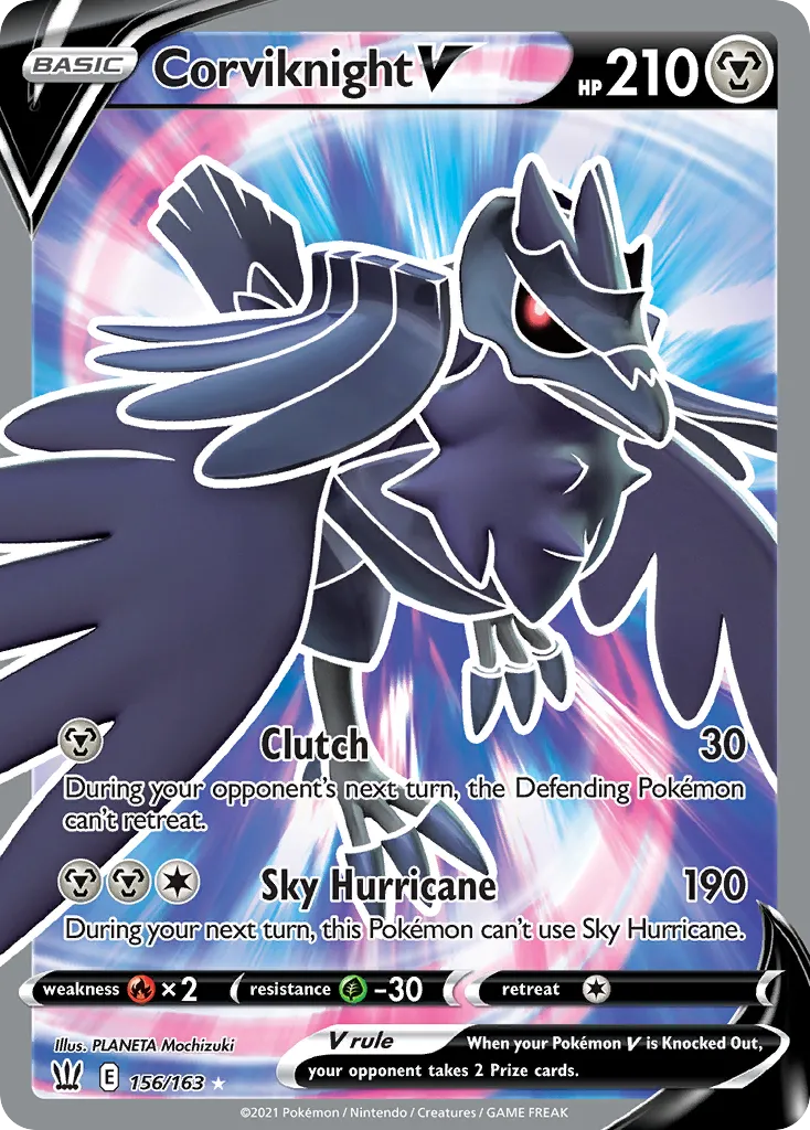 Corviknight V #156, Battle Styles