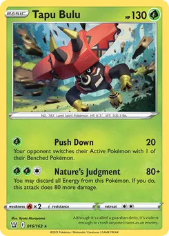 Tapu Bulu #16, Reverse Foil
