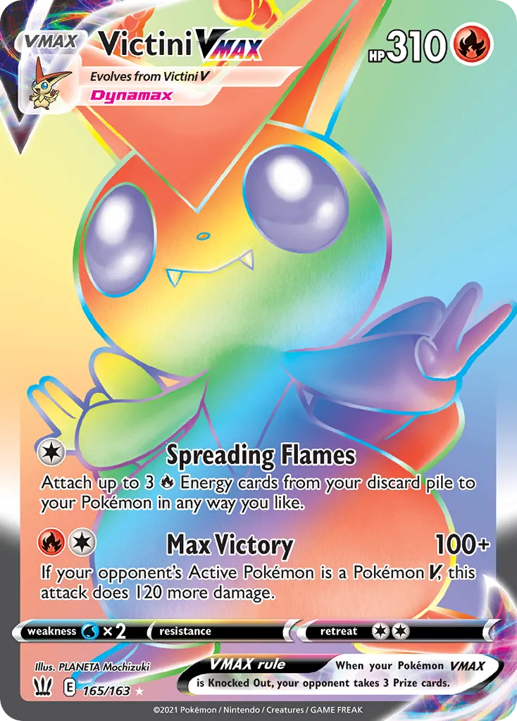 Victini VMAX #165, Battle Styles Secret