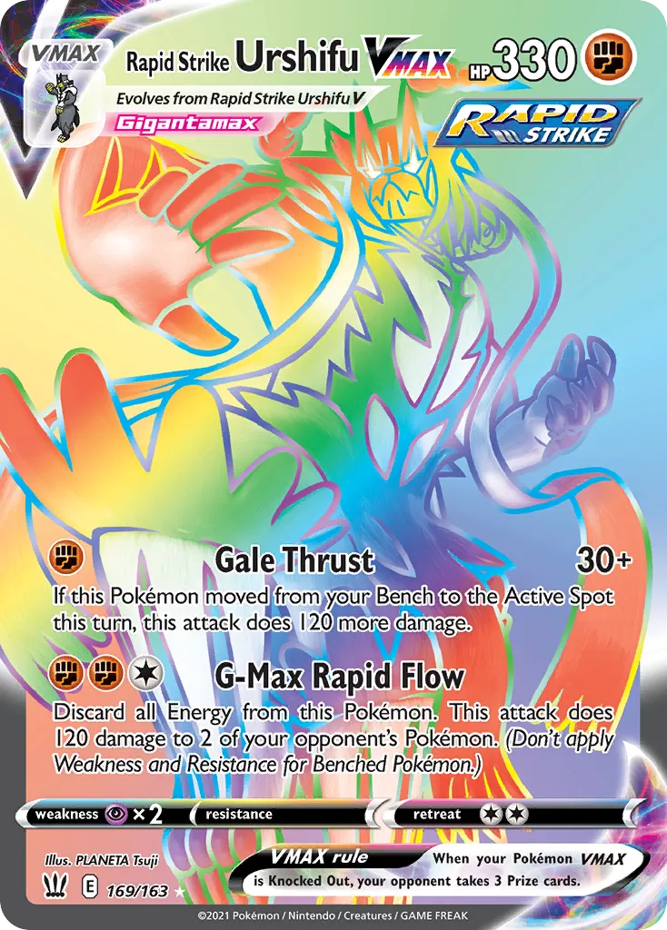 Rapid Strike Urshifu VMAX #169, Battle Styles Secret
