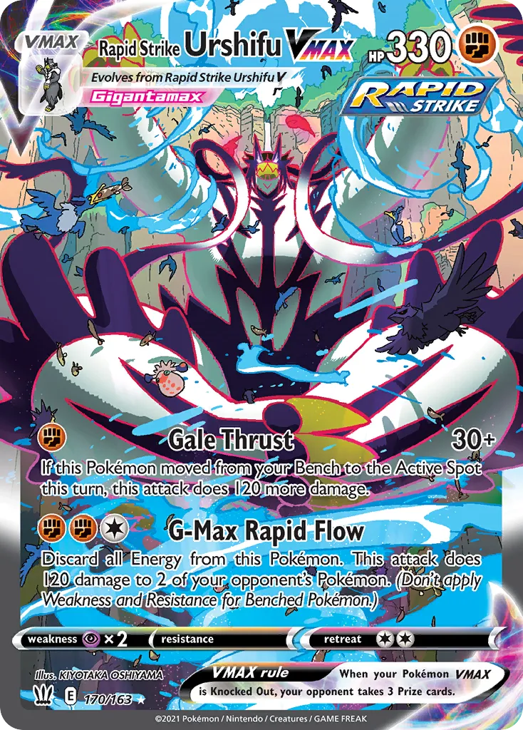 Rapid Strike Urshifu VMAX #170, Battle Styles Secret