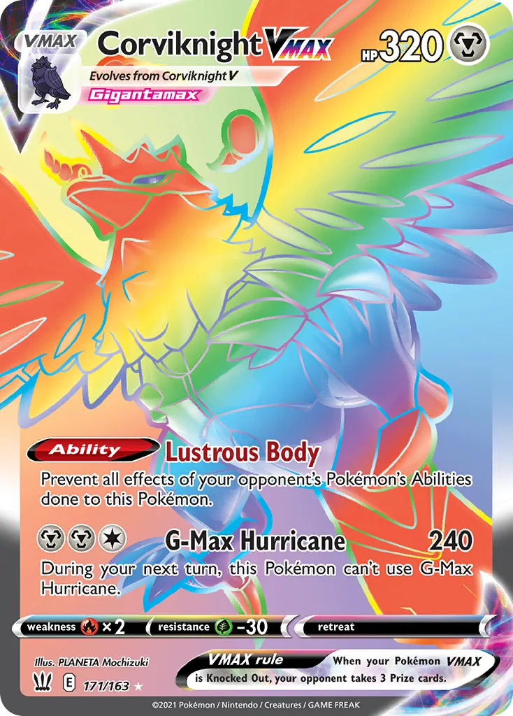 Corviknight VMAX #171, Battle Styles Secret