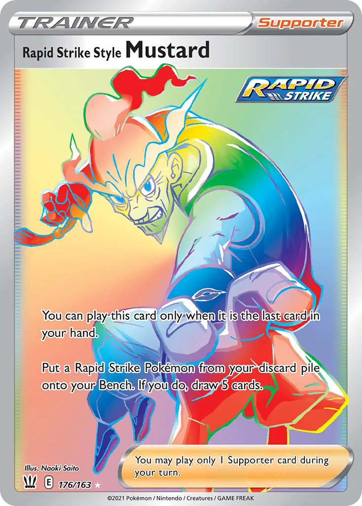 Rapid Strike Style Mustard #176, Battle Styles Secret
