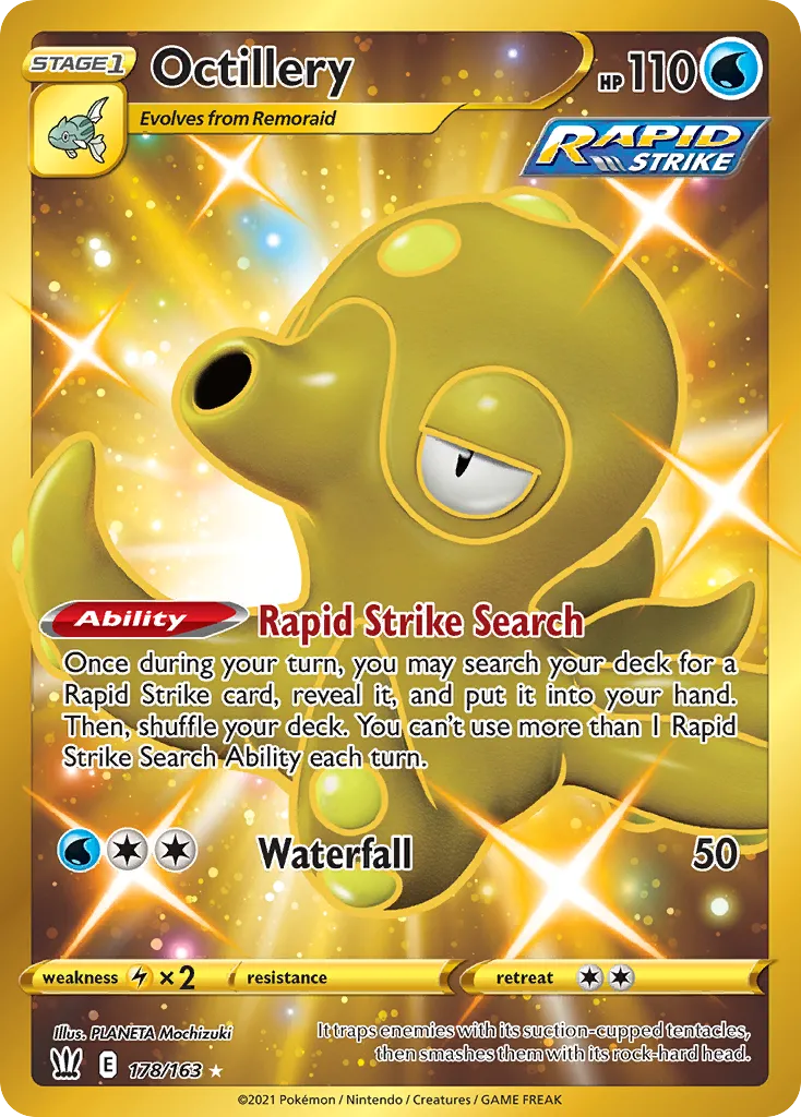 Octillery #178, Battle Styles Secret