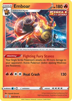 Emboar #25, Reverse Foil